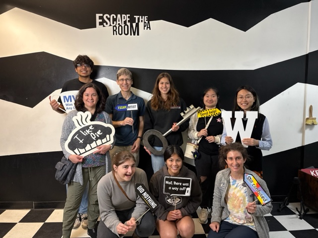 escape May 2025. The lab celebrates graduation by successfully escaping